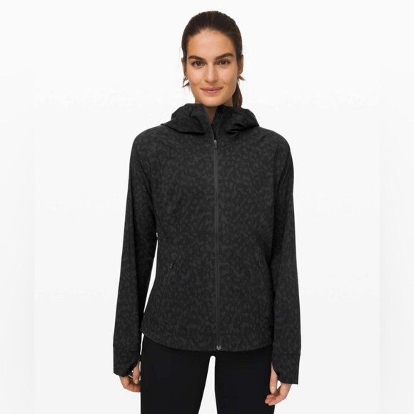 Lululemon Mist Over Windbreaker Formation Camo Deep Coal Multi - Picture 1 of 9